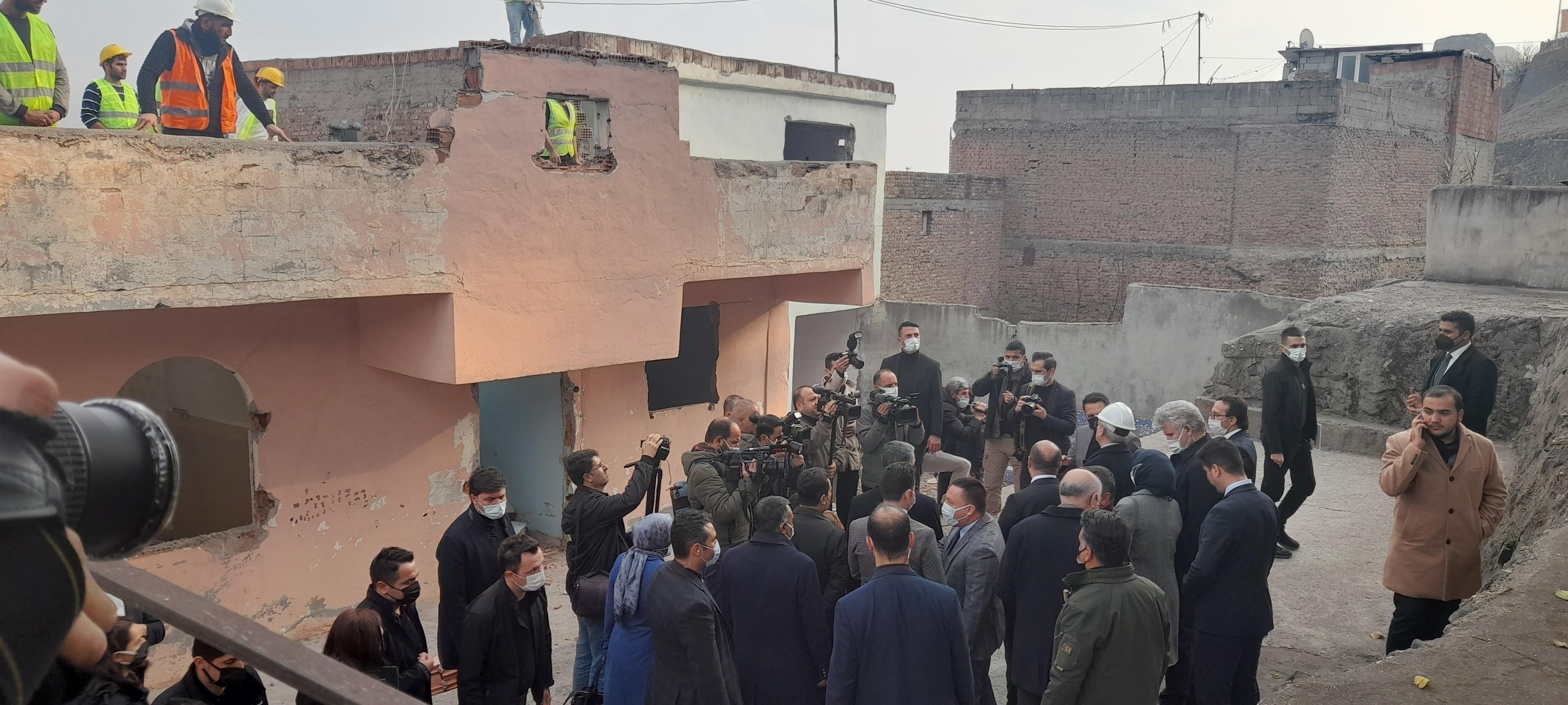 Diyarbakırın riskli bölgesi Fiskayada kentsel dönüşüm başladı