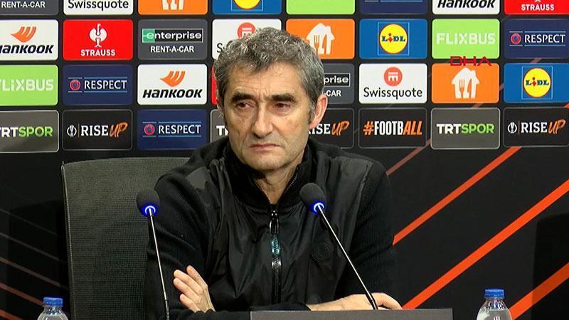 Ernesto Valverde: Beşiktaş galibiyeti hak eden taraftı