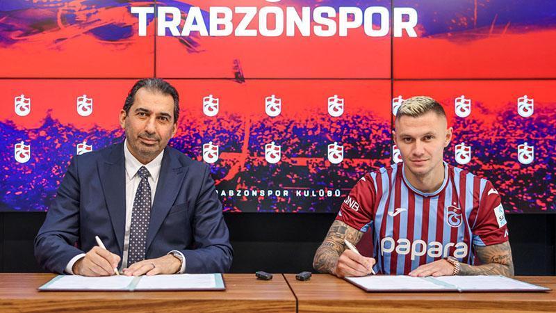 Trabzonspor’da Oleksandr Zubkov için imza töreni düzenlendi