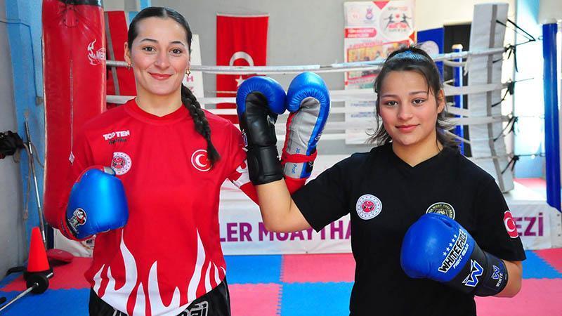 Milli sporcu Cemile'nin antrenörlüğünü yaptığı kardeşi de şampiyon oldu