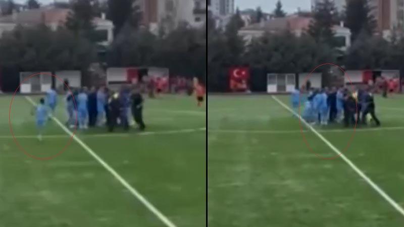 Elazığ’da amatör maçta hakemlere tekme tokatlı saldırı Elazığ’da amatör maçta hakemlere tekme tokatlı saldırı