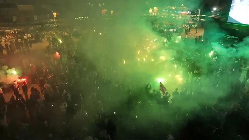 Kocaelispor’un 16 yıl sonra Süper Lig’e yükselmesi coşkuyla kutlandı