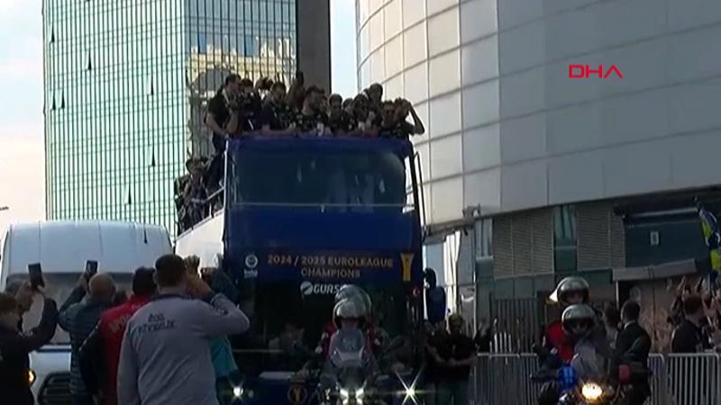 Fenerbahçe Beko Avrupa coşkusunu Bağdat Caddesi’ne taşıdı