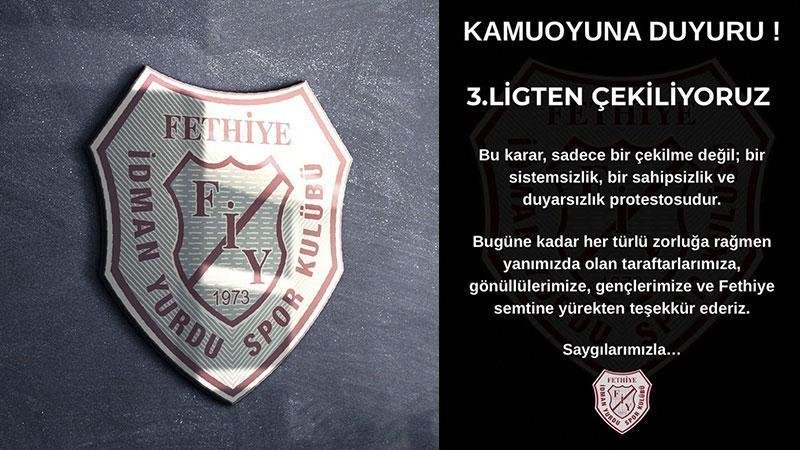 TFF 3’üncü Lig’e çıkan Bursa temsilcisi, ligden çekilme kararı aldı