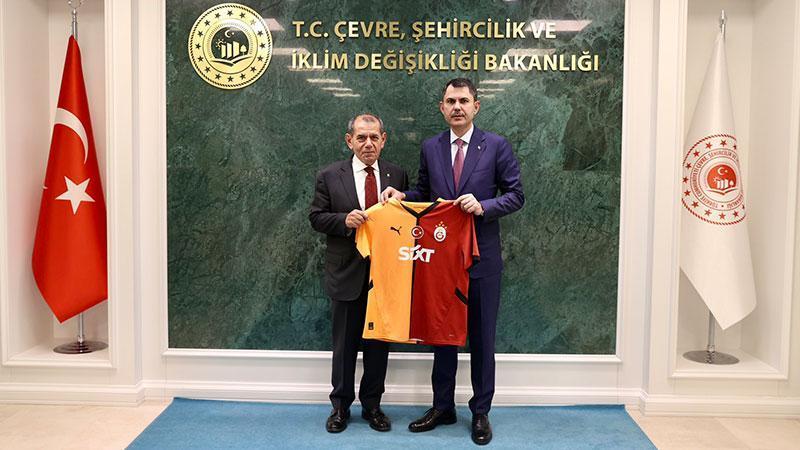 Bakan Kurum, Dursun Özbek’i kabul etti