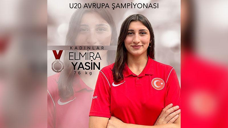Elmira Yasin, U20 Avrupa Güreş Şampiyonası’nda üçüncü oldu