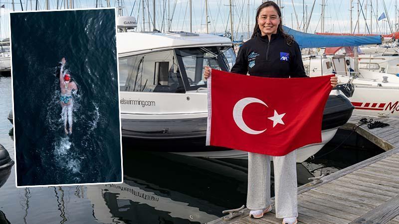 Bengisu Avcı 10 saatte 42 bin kulaç attı, Kuzey Kanalı’nı en hızlı geçen Türk oldu