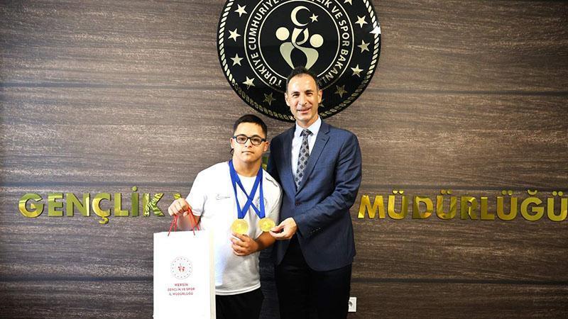 Mersinli özel sporcu Avrupa şampiyonu