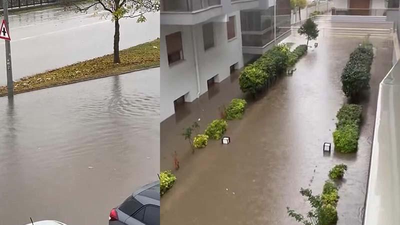 Muğla’da sağanak; cadde ve sokaklar göle döndü