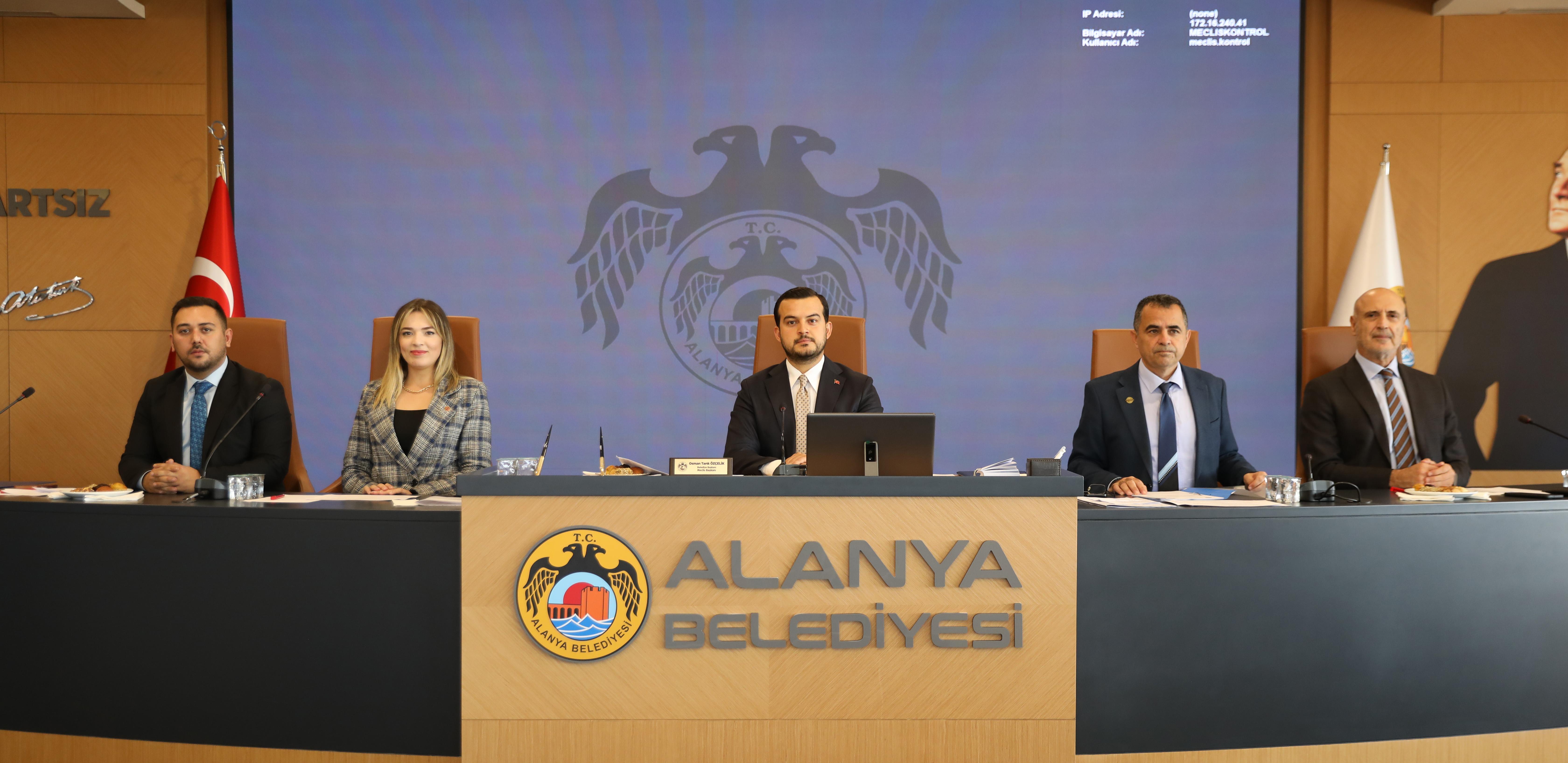 Alanya Belediyesi’nde yılın son meclis toplantısı