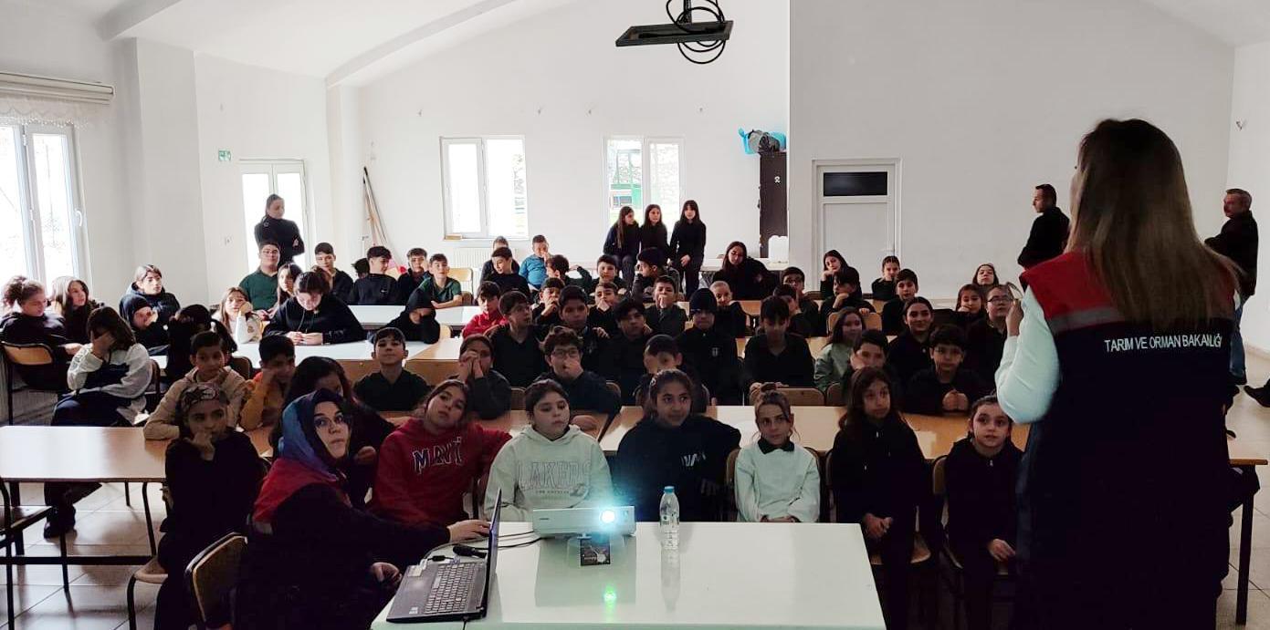 Öğrencilere güvenilir gıda ve israfı önleme eğitimi