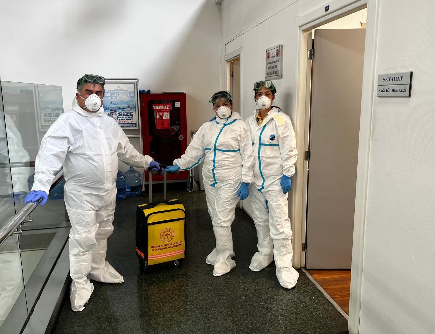 Antalya Havalimanı’nda halk sağlığı acil durum tatbikatı