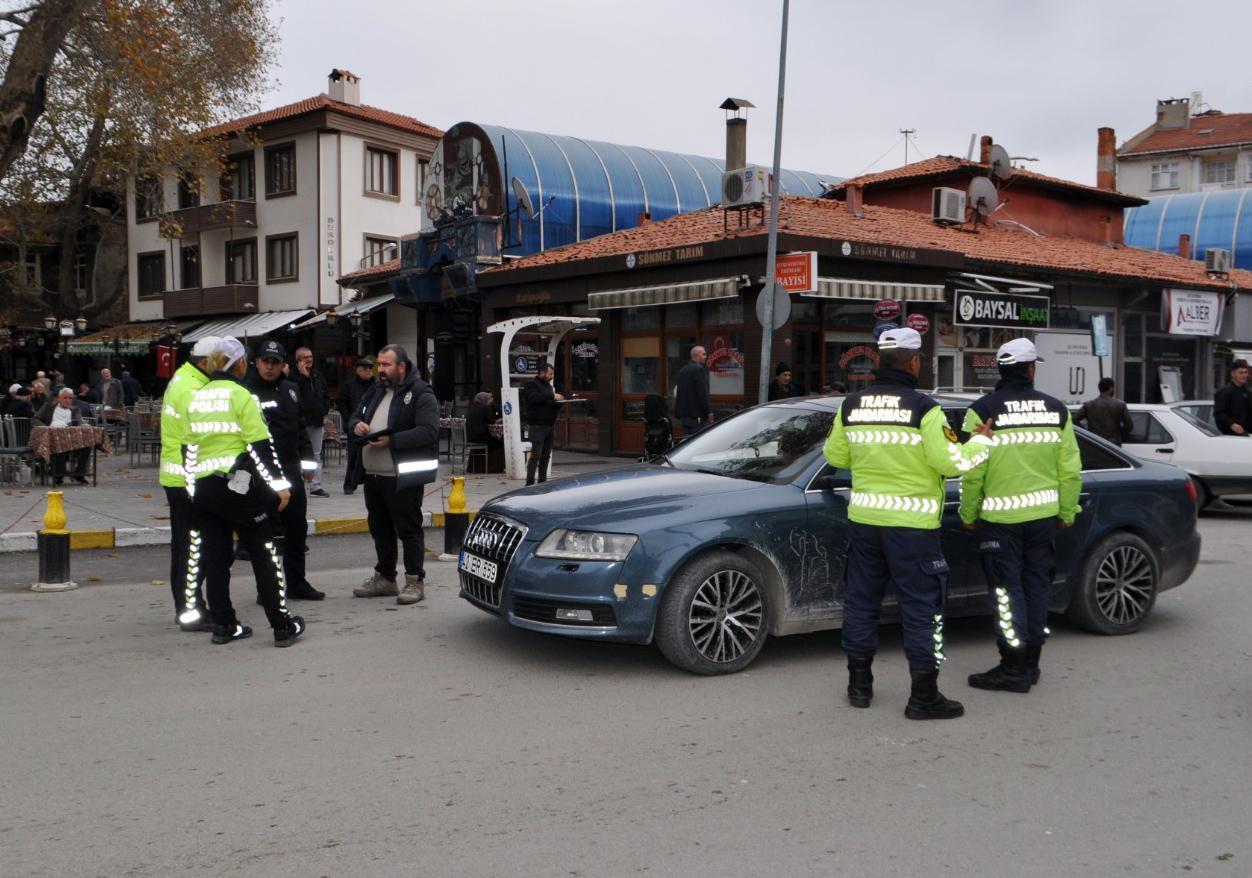 Yalvaç’ta trafik denetimi