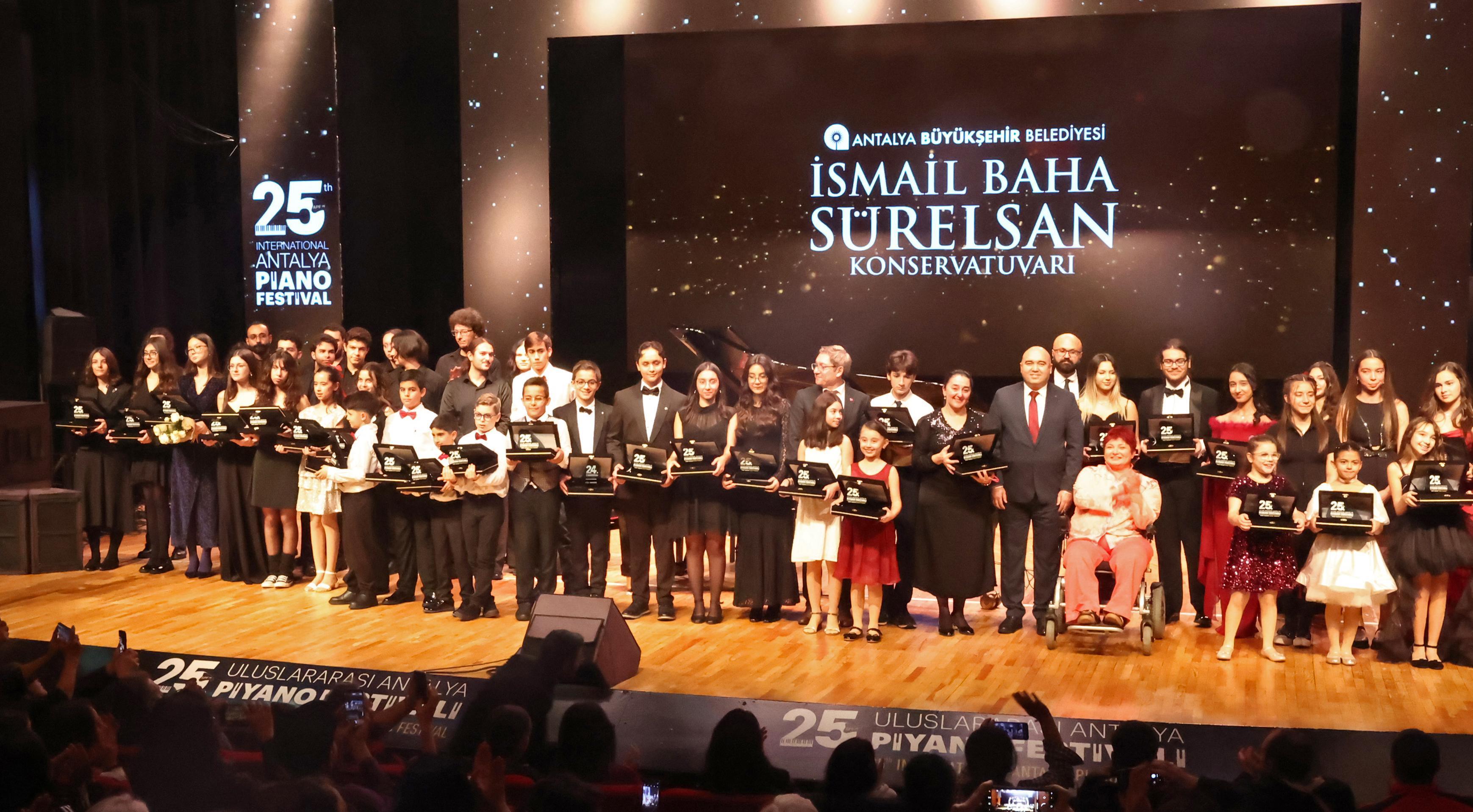 25. Uluslararası Antalya Piyano Festivali’nde genç yetenekler sahne aldı