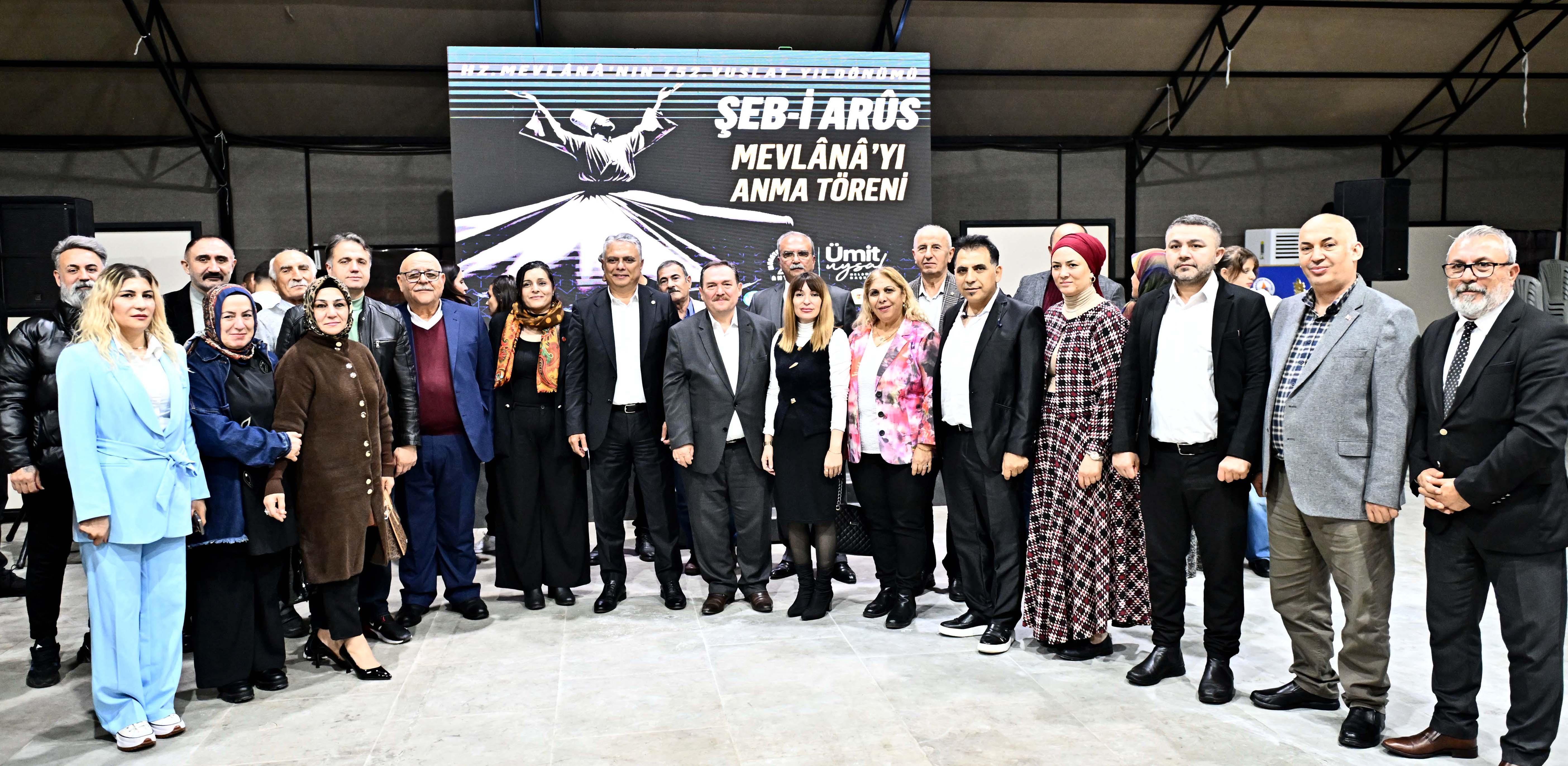 Mevlana Muratpaşa’da anıldı