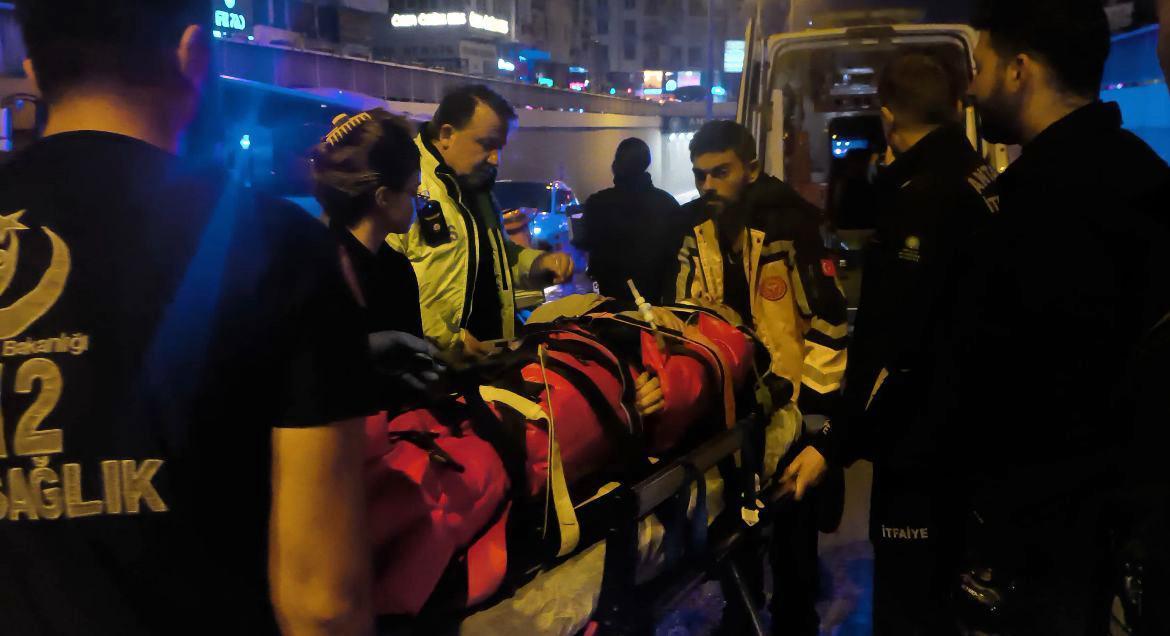 Otomobile çarpan motosiklet sürücüsü yaralandı Otomobile çarpan motosiklet sürücüsü yaralandı