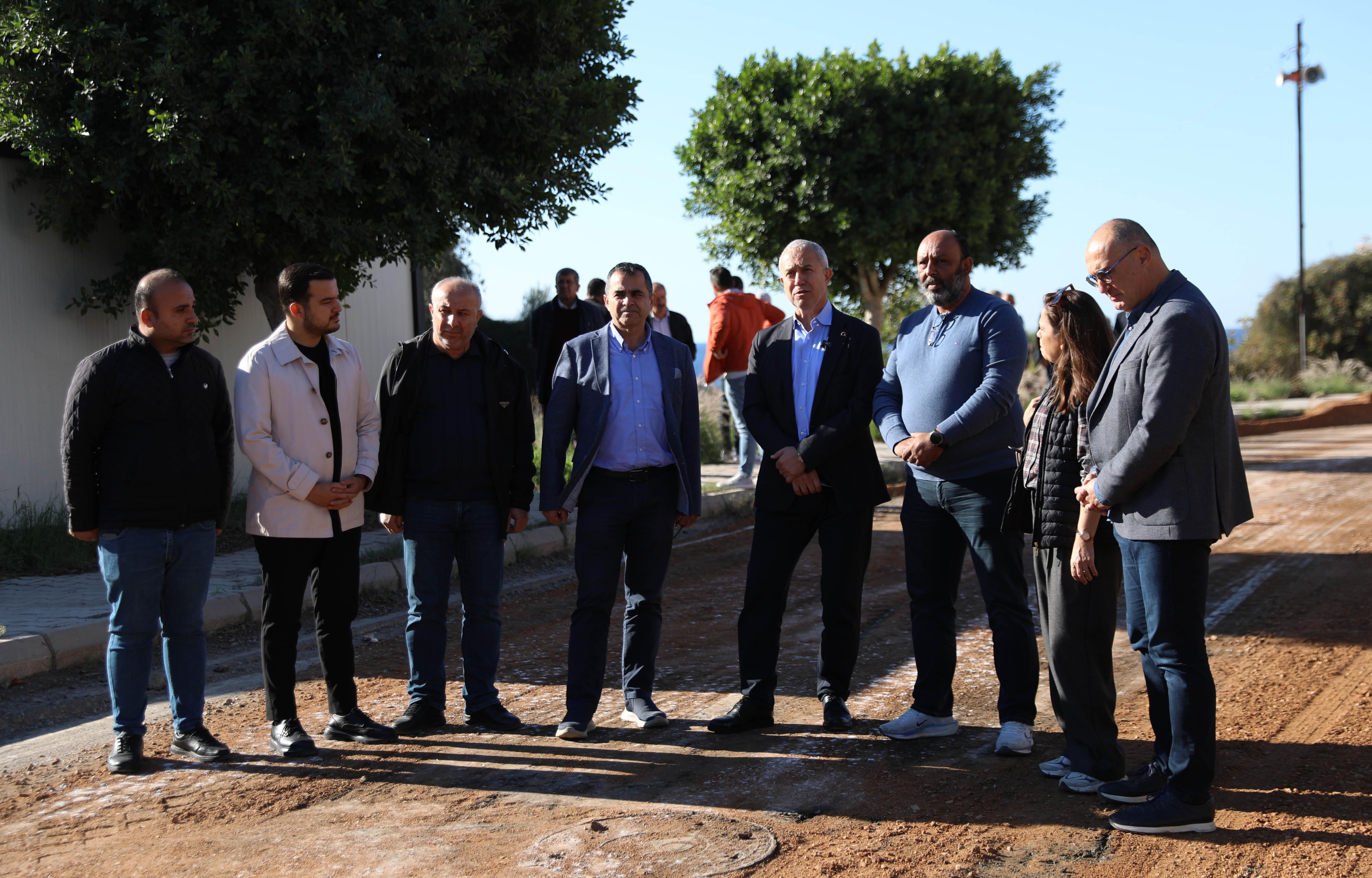 Demirtaş’ta asfalt çalışması Demirtaş’ta asfalt çalışması