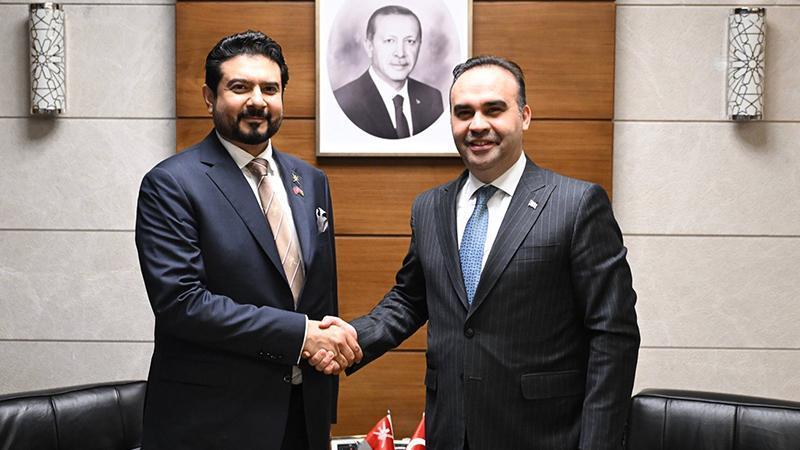 Bakan Kacır, Umman Ticaret, Sanayi ve Yatırım Teşvik Bakanı Al Yousef ile görüştü