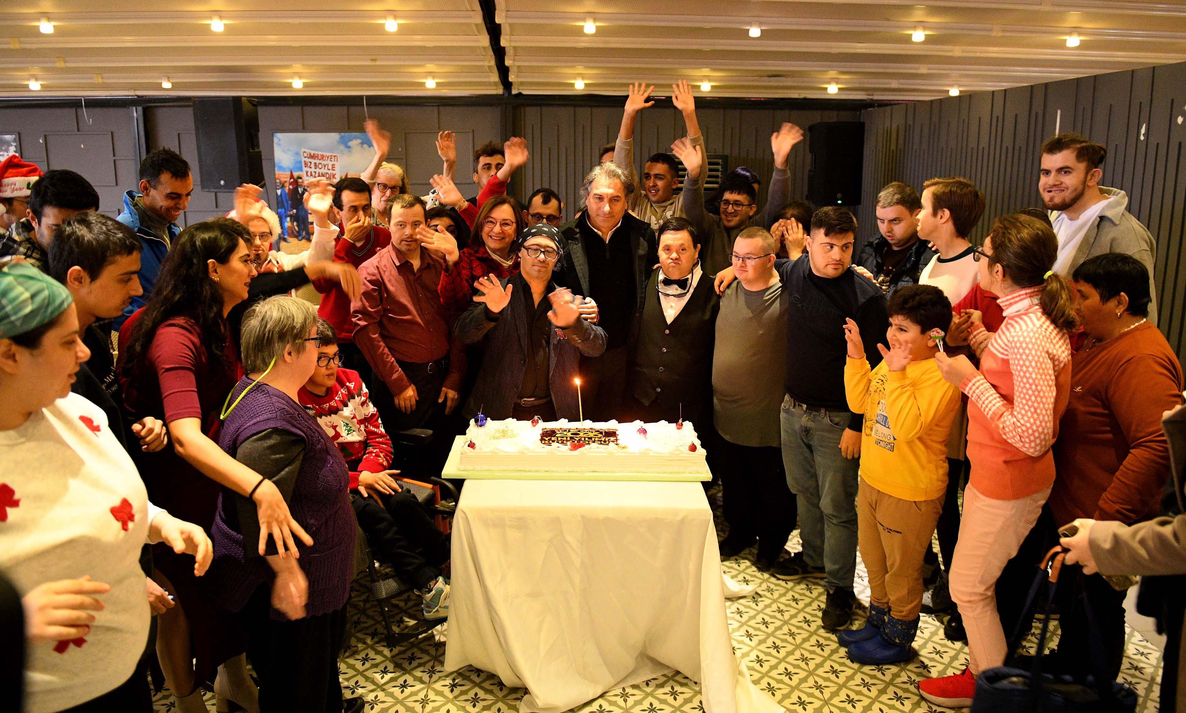 Yeni yıla Engelsiz Kafe’de ‘merhaba’ dediler