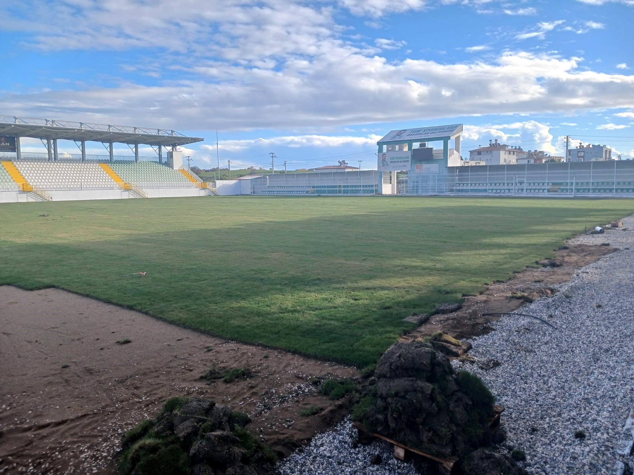 İlk yarı bitti, stadyumda çalışmalar bitmedi İlk yarı bitti, stadyumda çalışmalar bitmedi