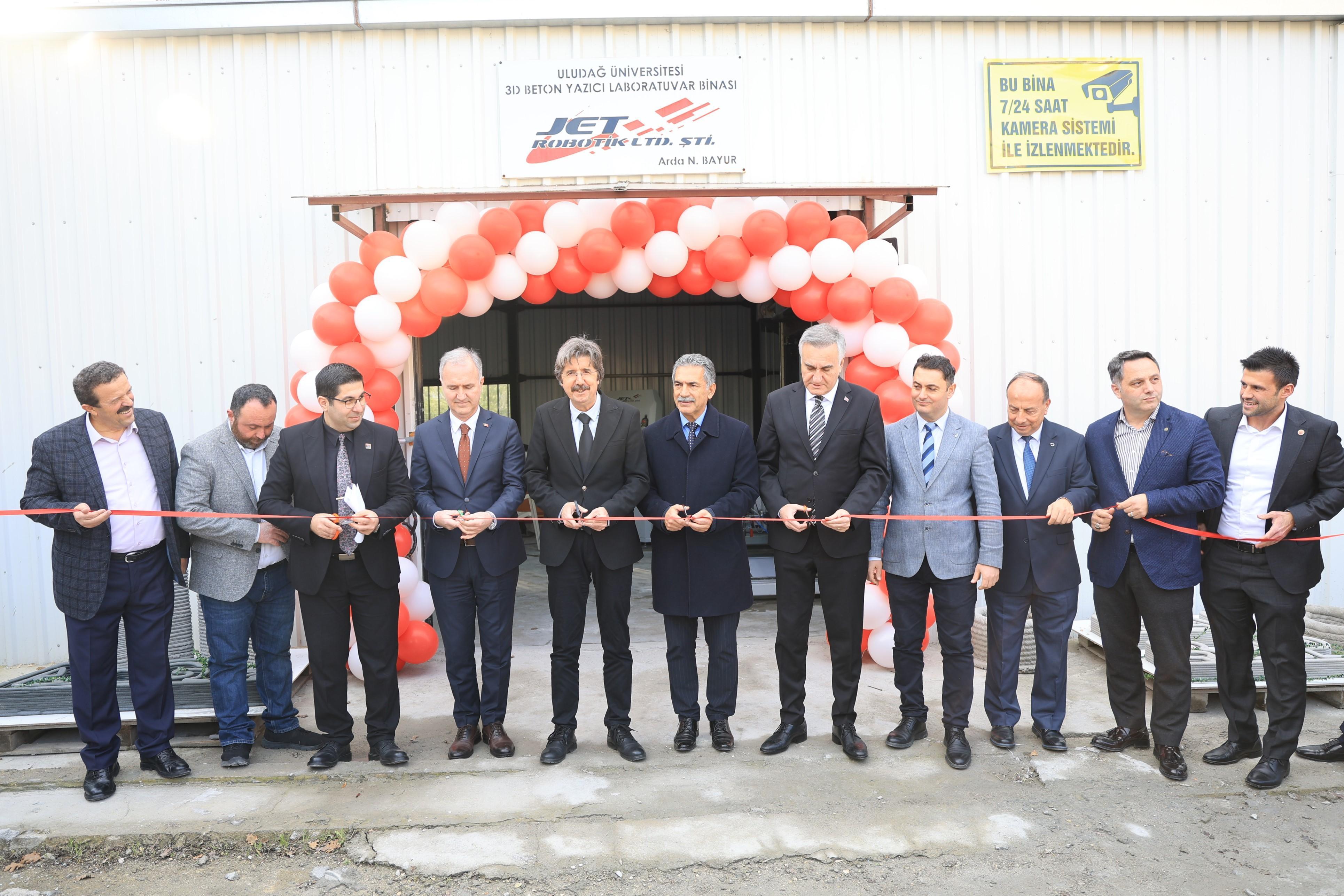 Geleceğin inşaat teknolojisine katkı sağlayacak laboratuvar,  BUÜ’de hizmete açıldı