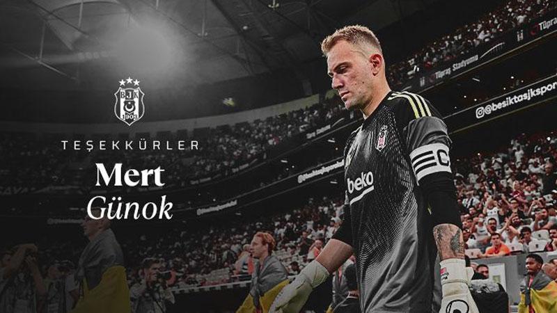 Beşiktaş, Mert Günok ile yolların ayrıldığını açıkladı