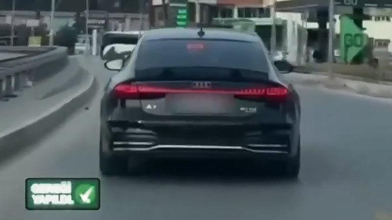 Mersin’de yasa dışı çakar kullanan sürücüye 414 bin TL ceza