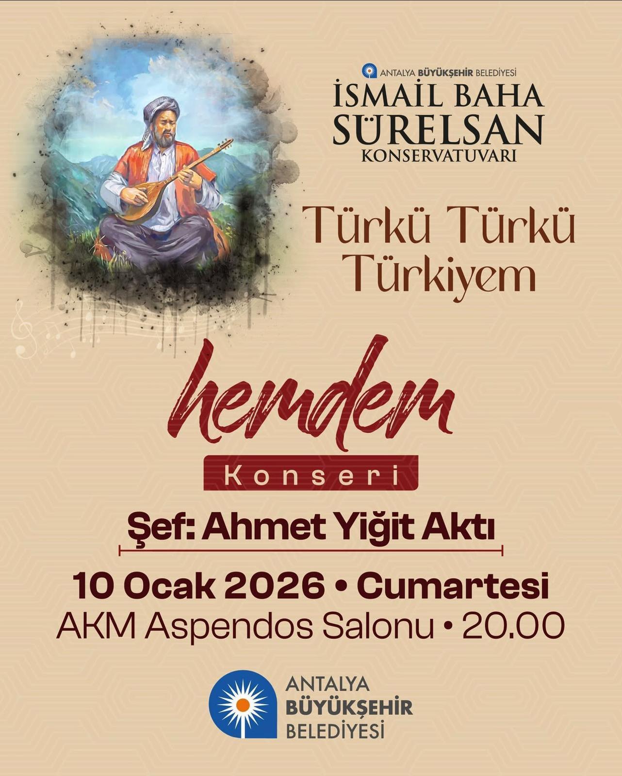 ‘Türkü Türkü Türkiyem Hemdem Konseri’