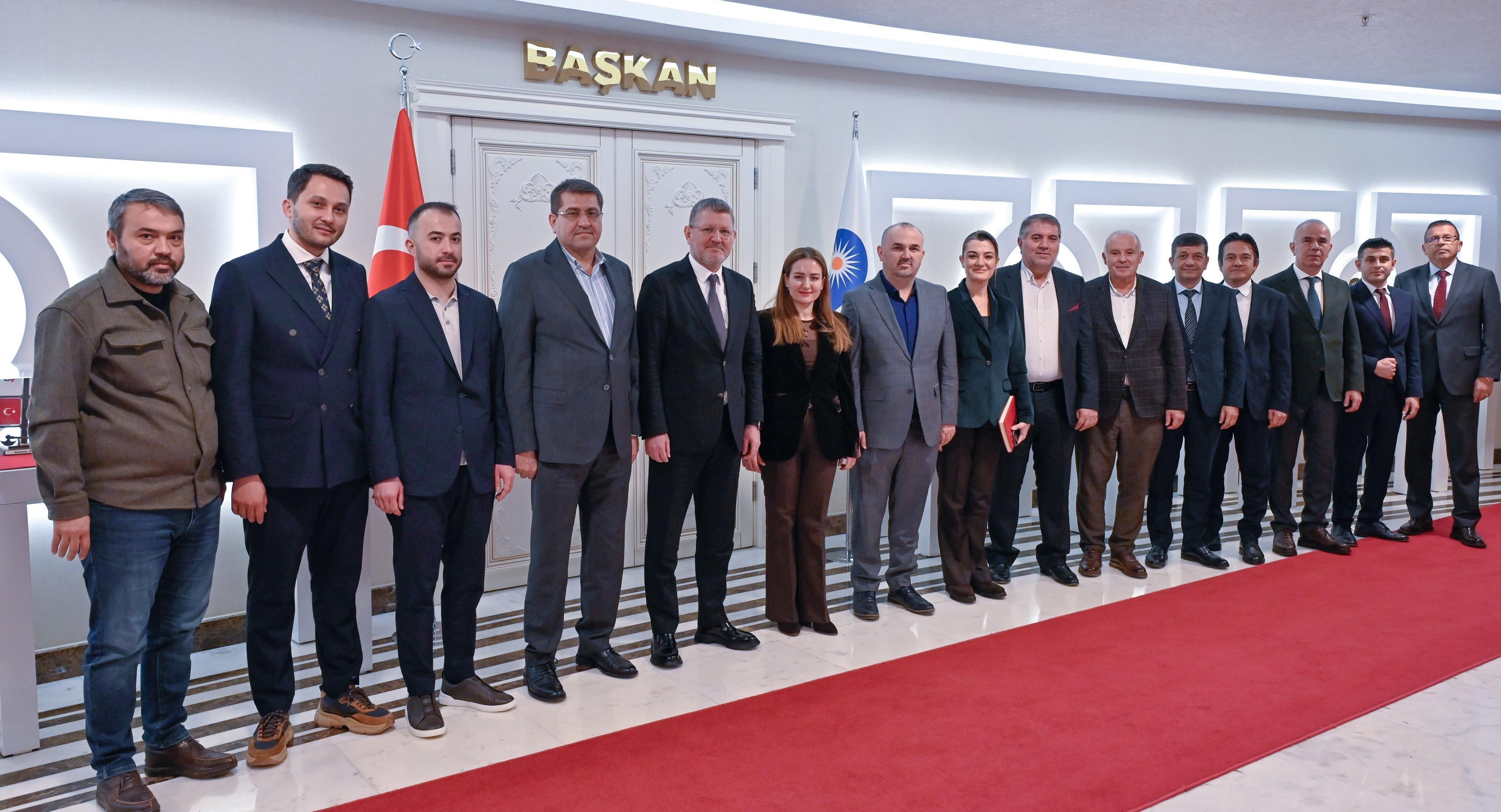 ATSO inşaat sektöründen Büyükşehir’e ziyaret