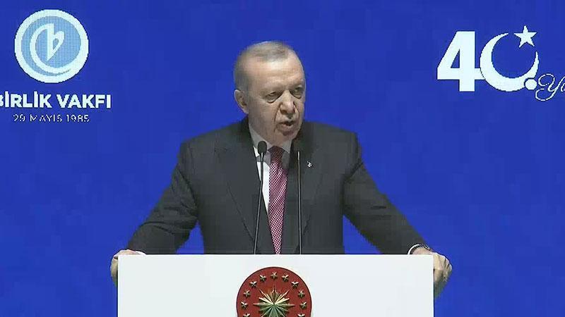 Cumhurbaşkanı Erdoğan: Gençlerimizle birlikte tüm mazlumlar için çalışmaya devam edeceğiz