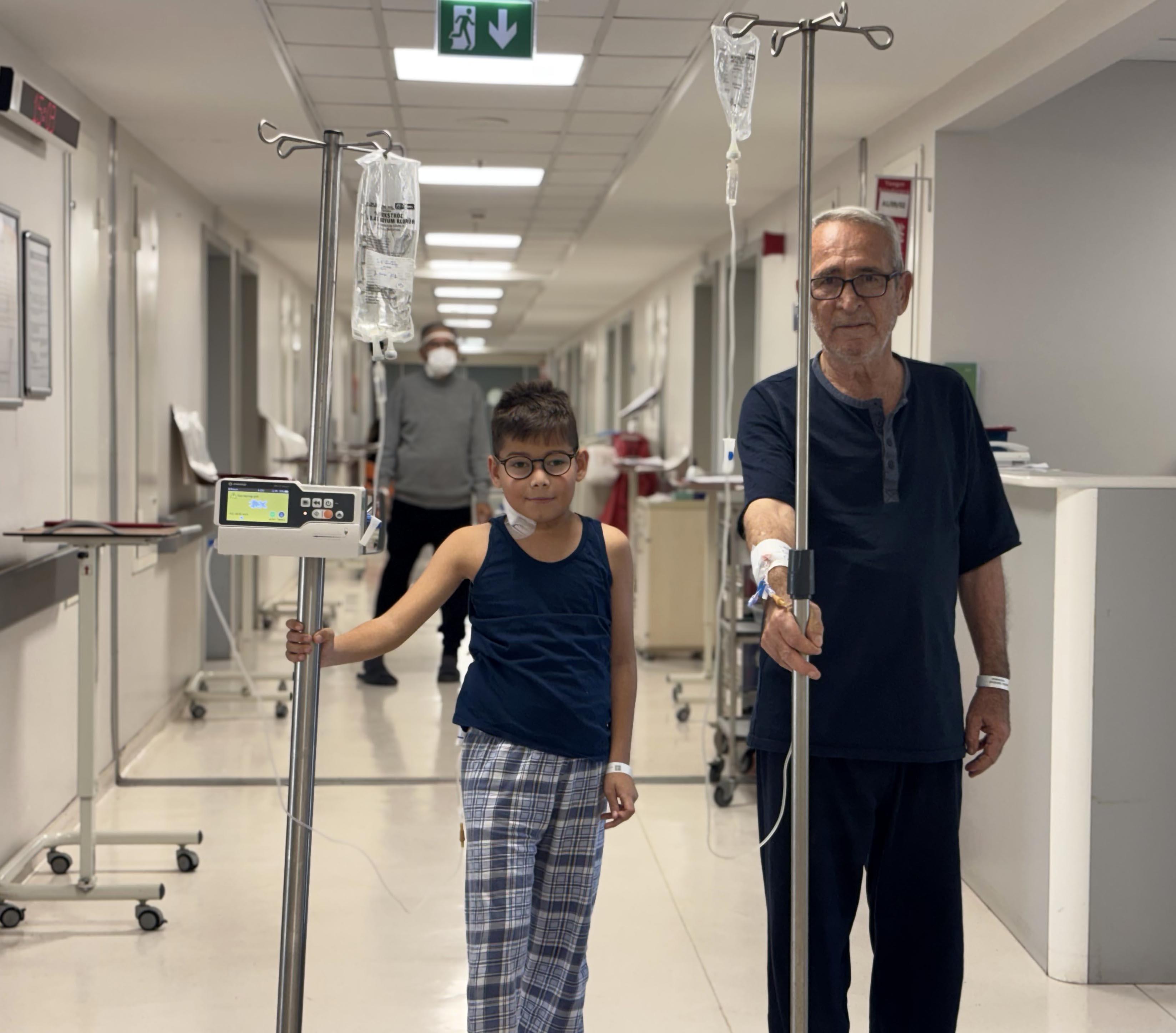 11 yaşındaki Bekir, adını taşıdığı dedesinin böbreği ile yaşama sarıldı