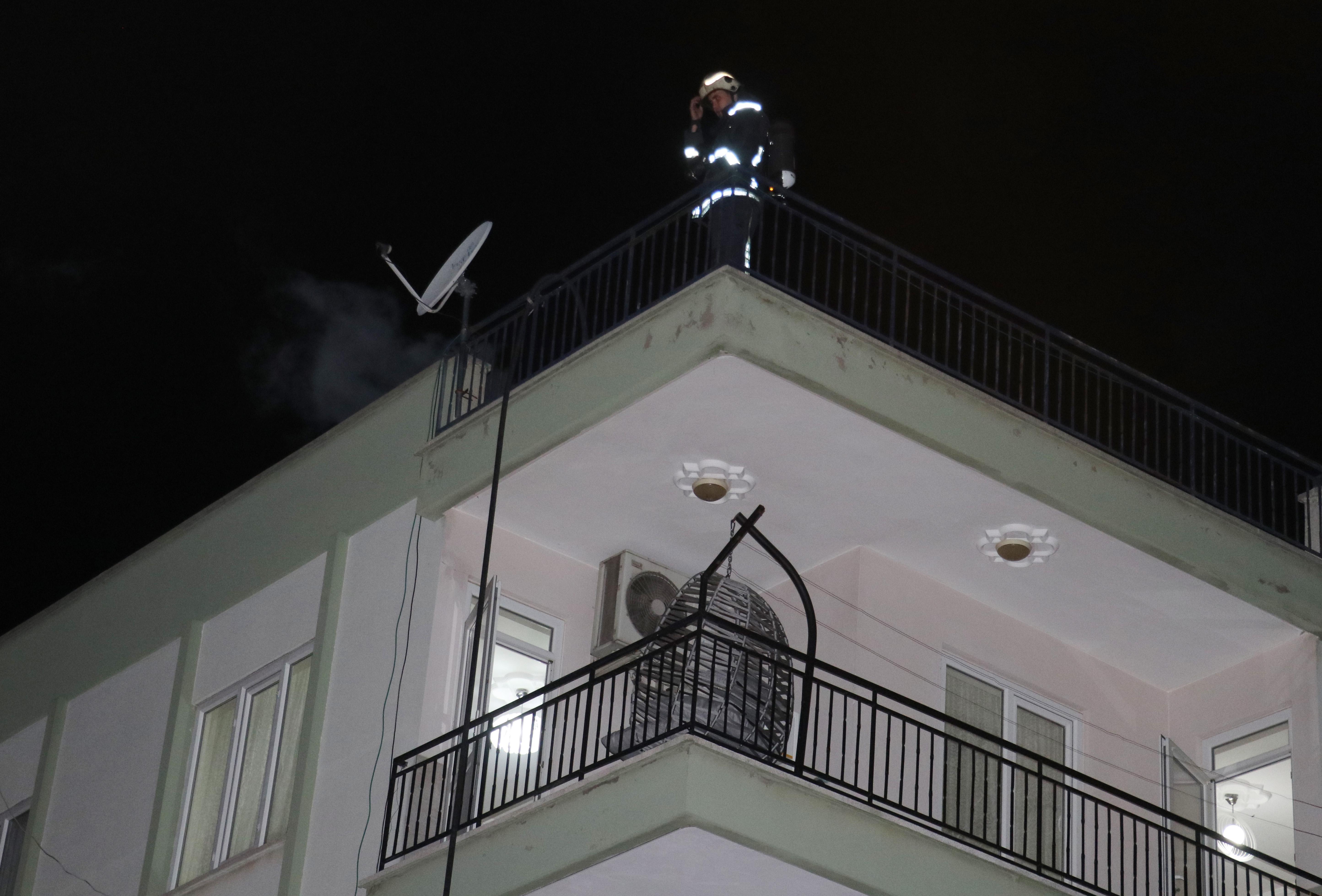 Baca yangını korkuttu