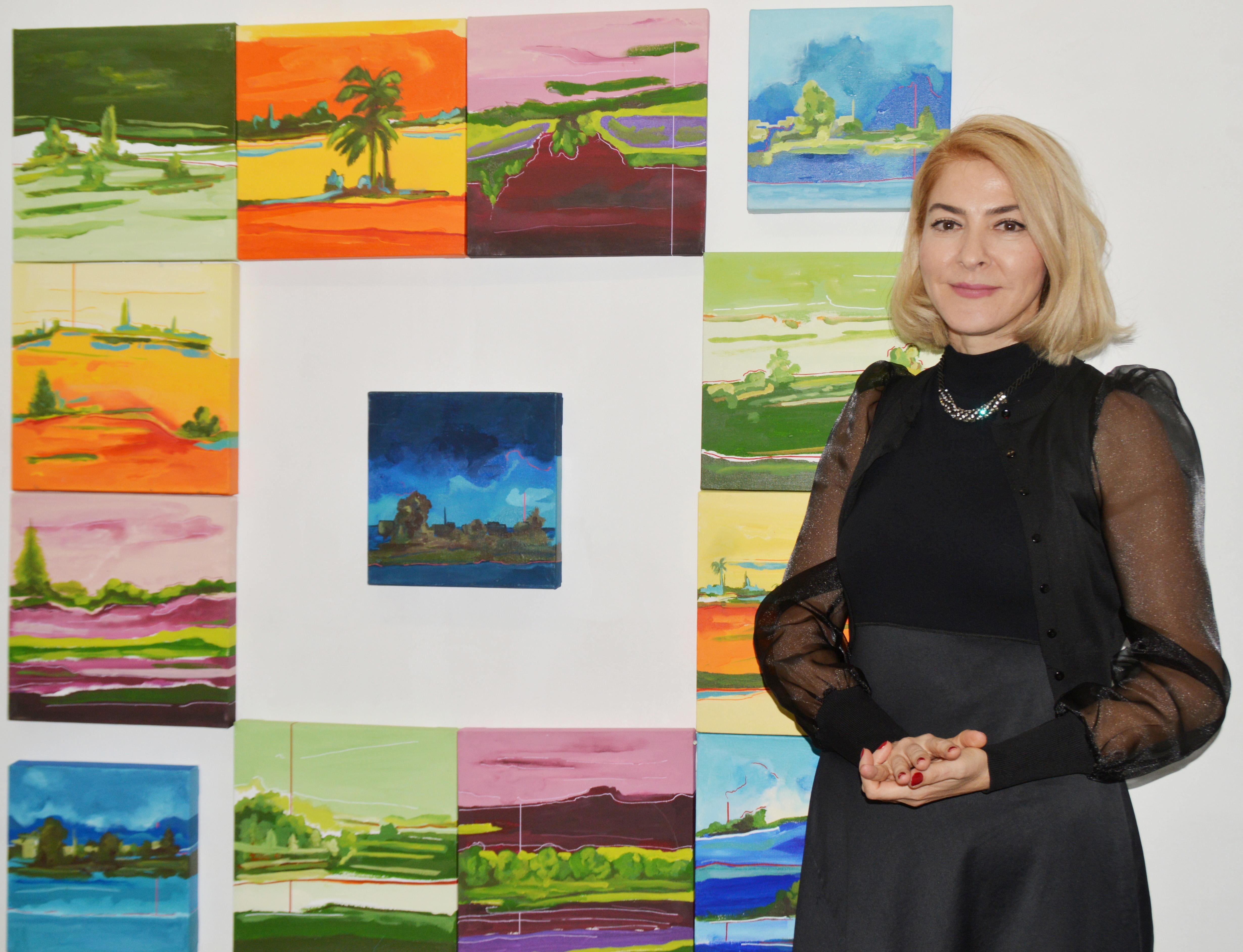 Pencereden gözlemlerini tuvale yansıttı