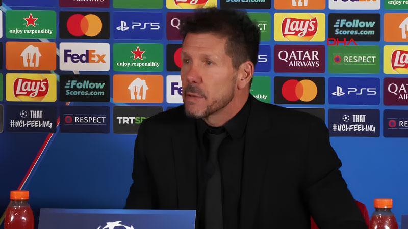Diego Simeone: Bugün 3 puanı hak etmedik