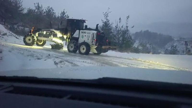 Osmaniye’de kar nedeniyle mahsur kalan vatandaşlar kurtarıldı