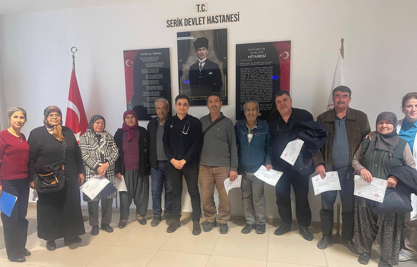 Diyabet okulu mezunlarına diploma