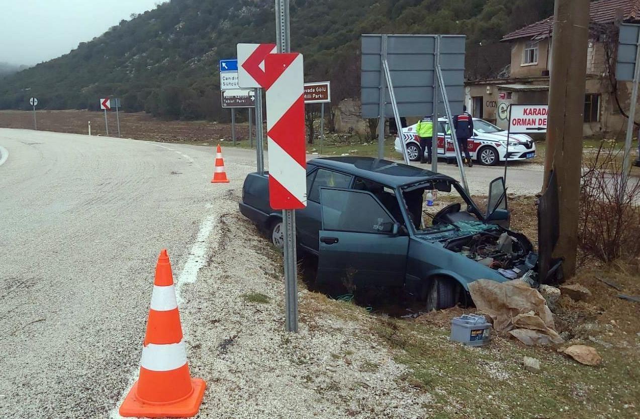 Eğirdir’de kaza: 5 yaralı