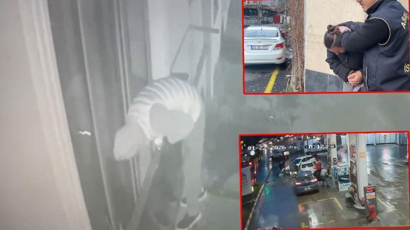 Pendik’te eve girip anahtarı çaldı, benzin alırken yakalandı
