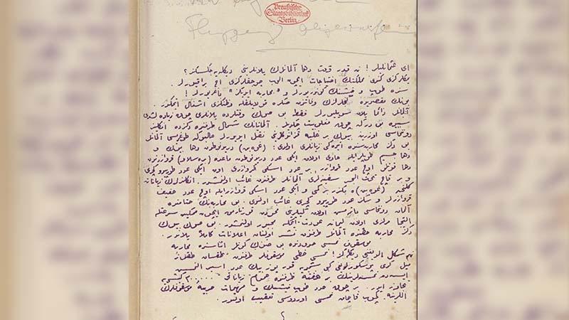 İngilizler, Çanakkale Cephesi’ne uçaktan propaganda bildirisi atmış