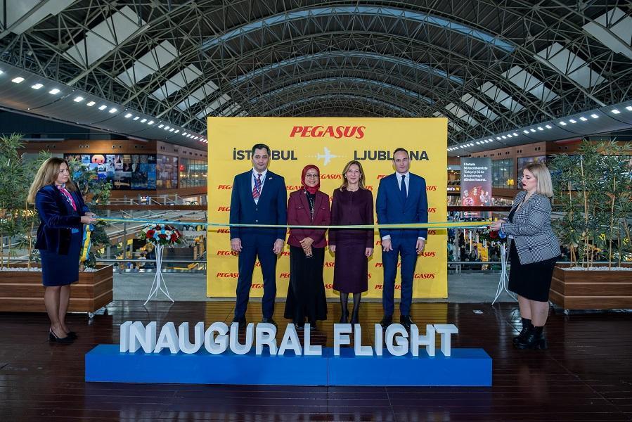 Pegasus, Slovenya’nın başkenti Ljubljana seferlerine başladı