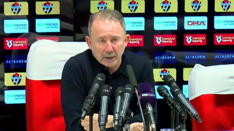 Sergen Yalçın: Bugün takımda çok fazla negatiflik vardı
