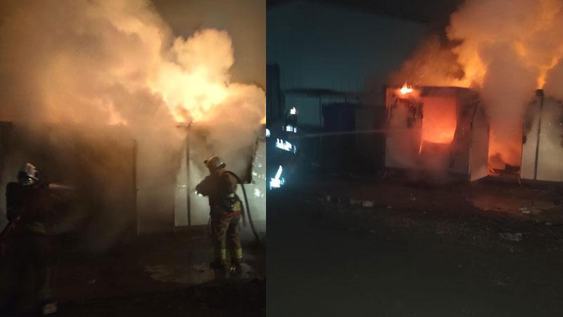 Hatay’da konteyner yangını