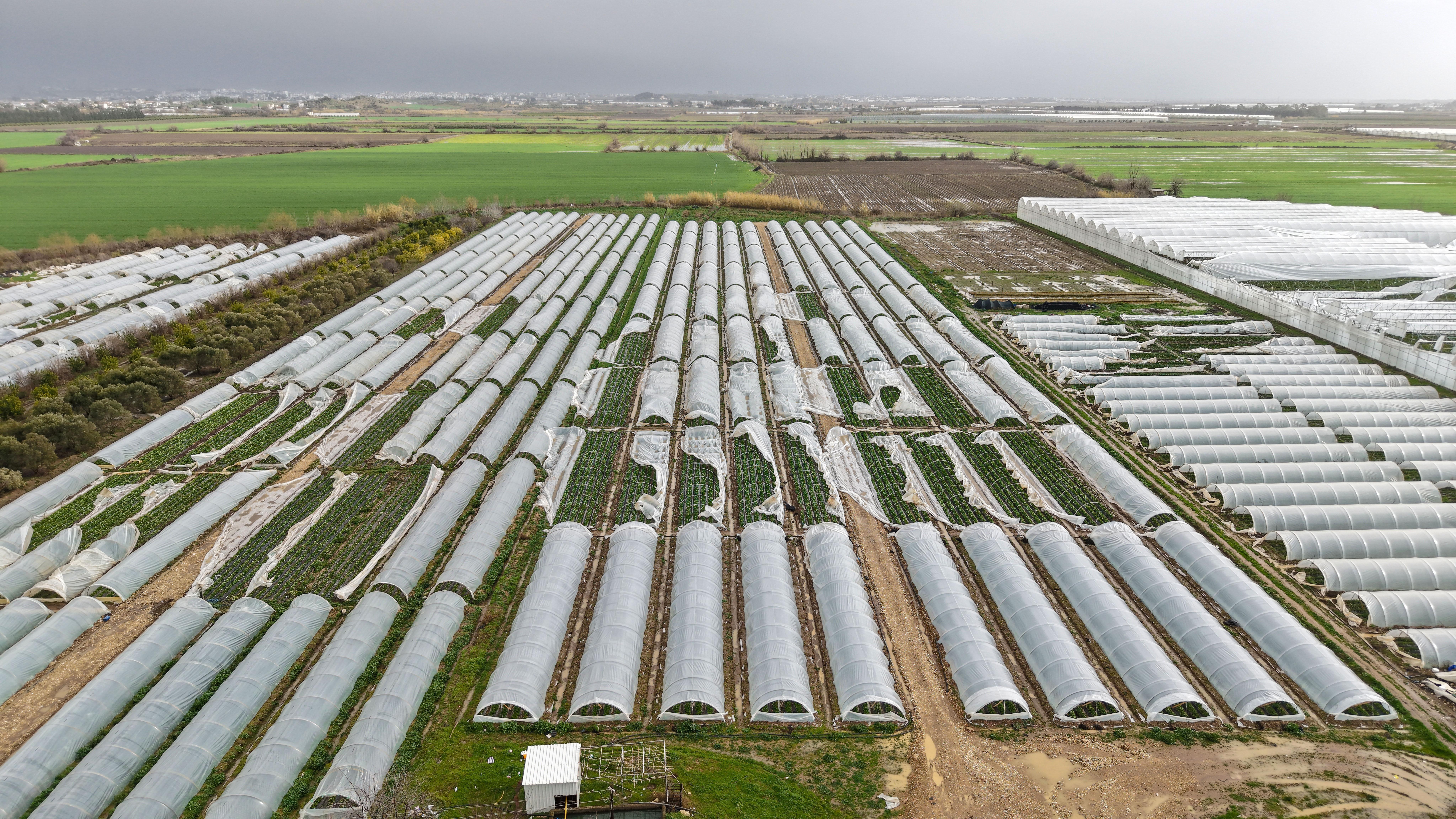 Antalya’da peş peşe hortumlar; seralar yıkıldı, çatılar uçtu (4)