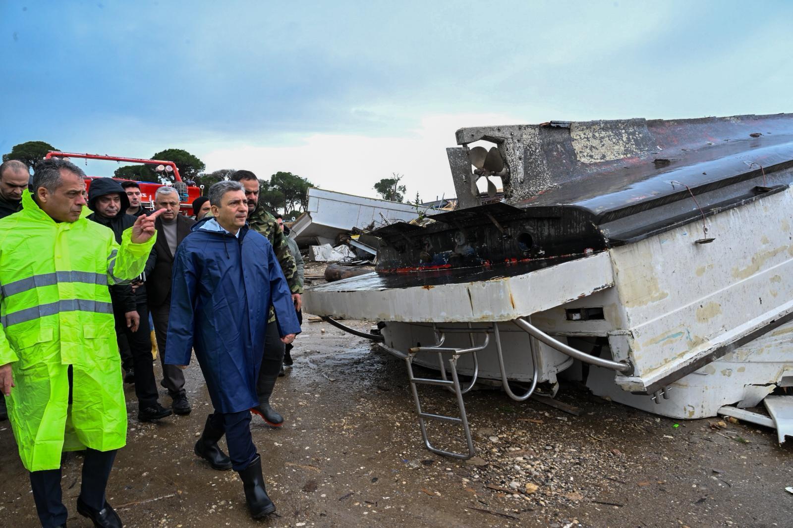 Vali Şahin, Kumköy ve Kundu’da incelemelerde bulundu