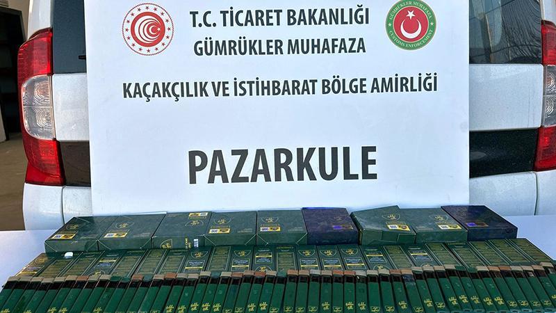 Pazarkule’de likit esrar dolu kaçak elektronik sigaralar ele geçirildi; 1 gözaltı