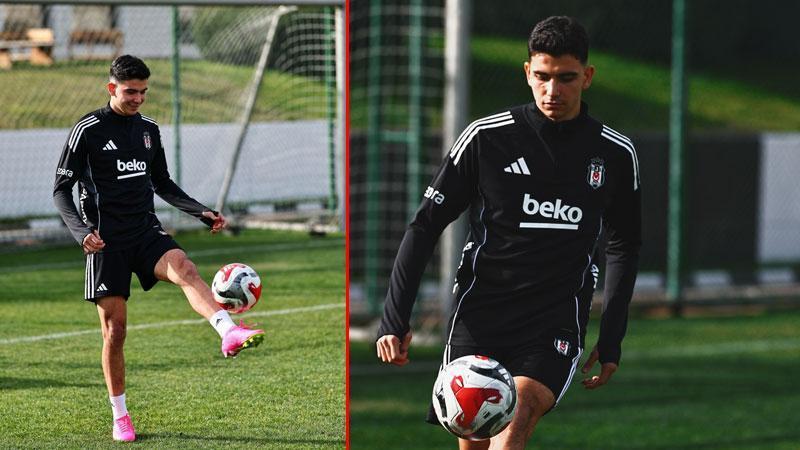 Beşiktaş’ta Yasin Özcan ilk antrenmanına çıktı