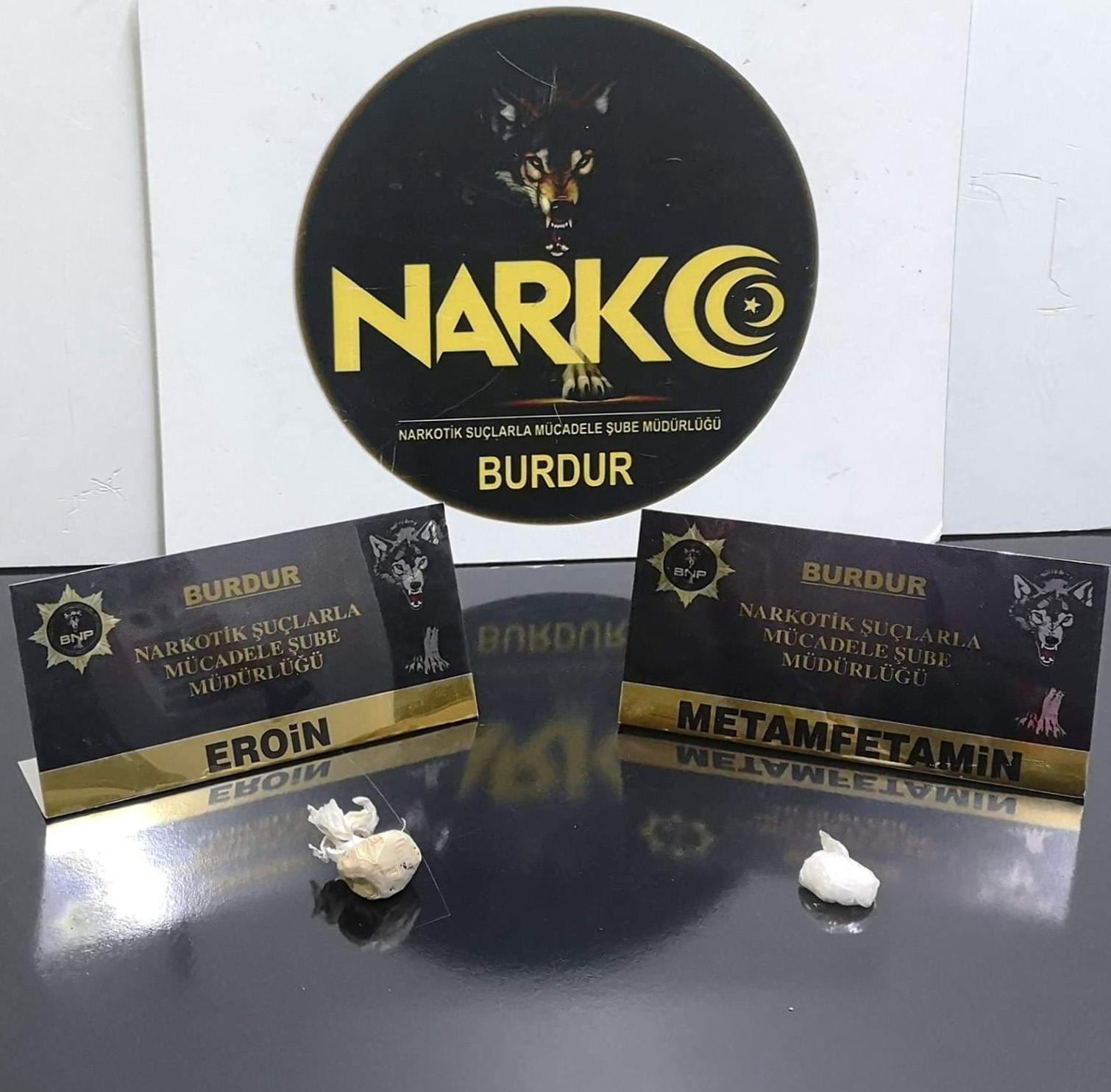 Burdur polisinden uyuşturucu operasyonları