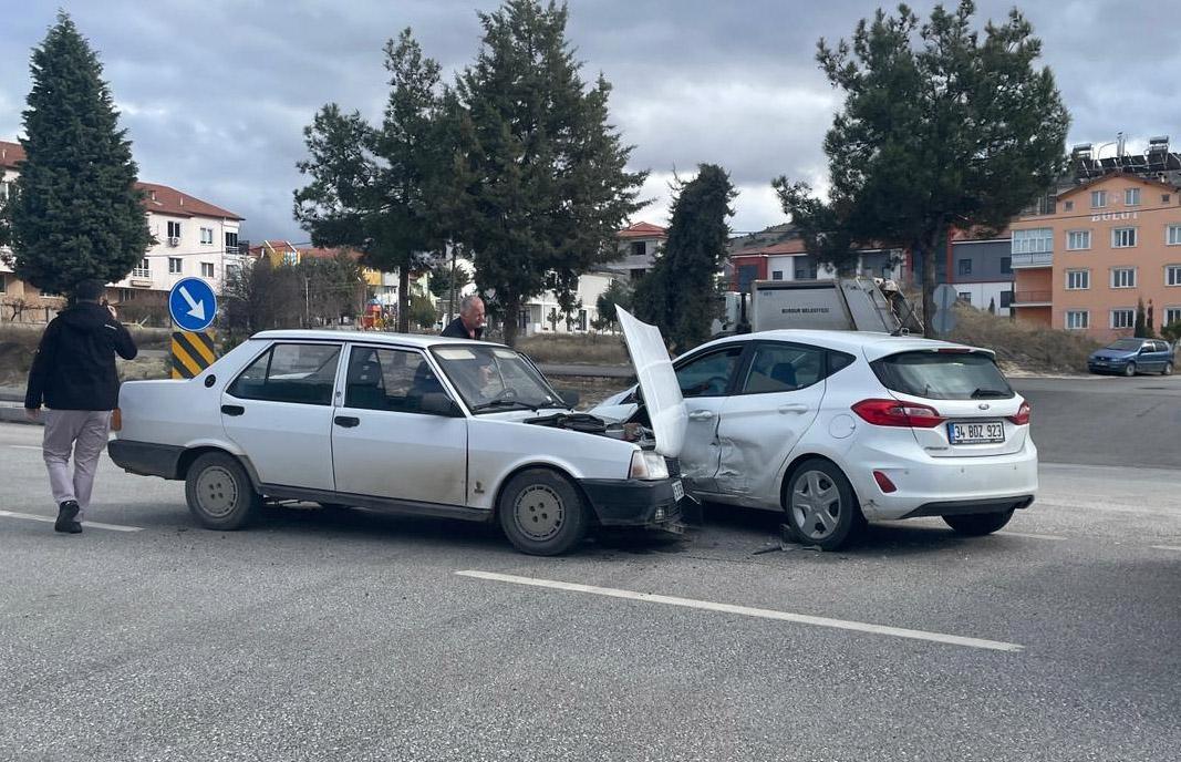 Kazada 6 aylık bebek hastanelik oldu