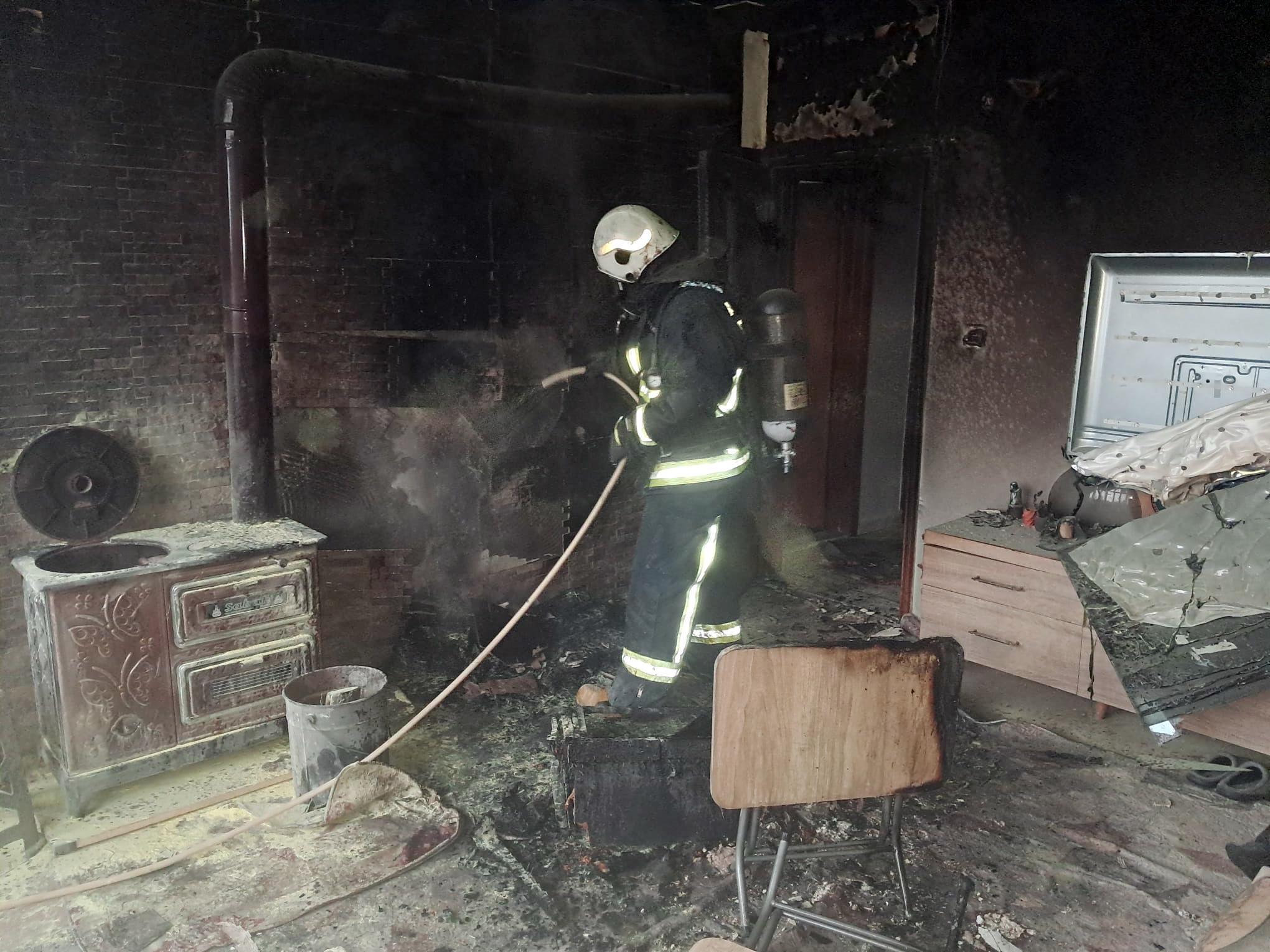 Serik’te ev yangını Serik’te ev yangını