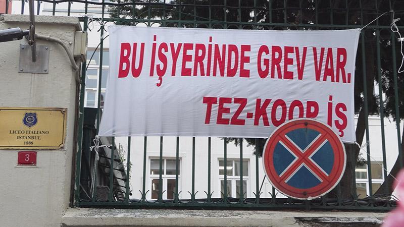 Özel İtalyan Lisesi’nde görev yapan 14 Türk öğretmenden grev kararı